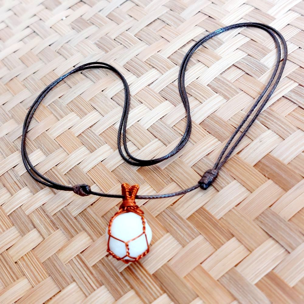 Gecko Pearl Necklace A.2121 - Image 4