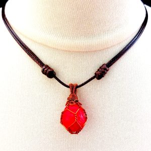 Merah Delima Tree Pearl Necklace T.8559